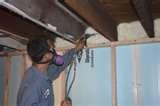 Photos of Installing Spray Foam Insulation
