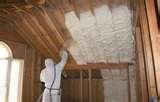 Photos of Spray Foam Insulation Existing Walls
