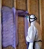 Purple Spray Foam Insulation Photos